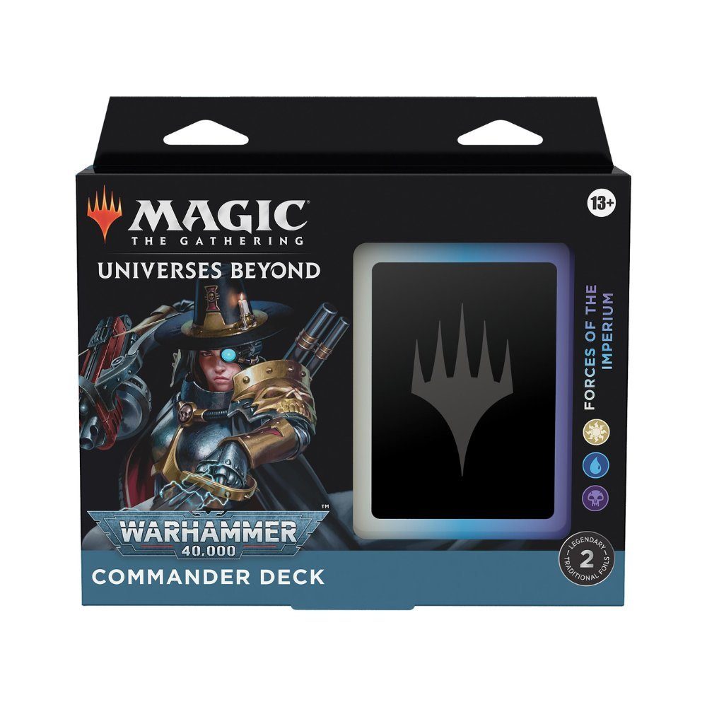Wizards of the Coast Sammelkarte Magic the Gathering - Warhammer 40.000 Commander Deck, Universes Beyond - Forces of the Imperium - EN