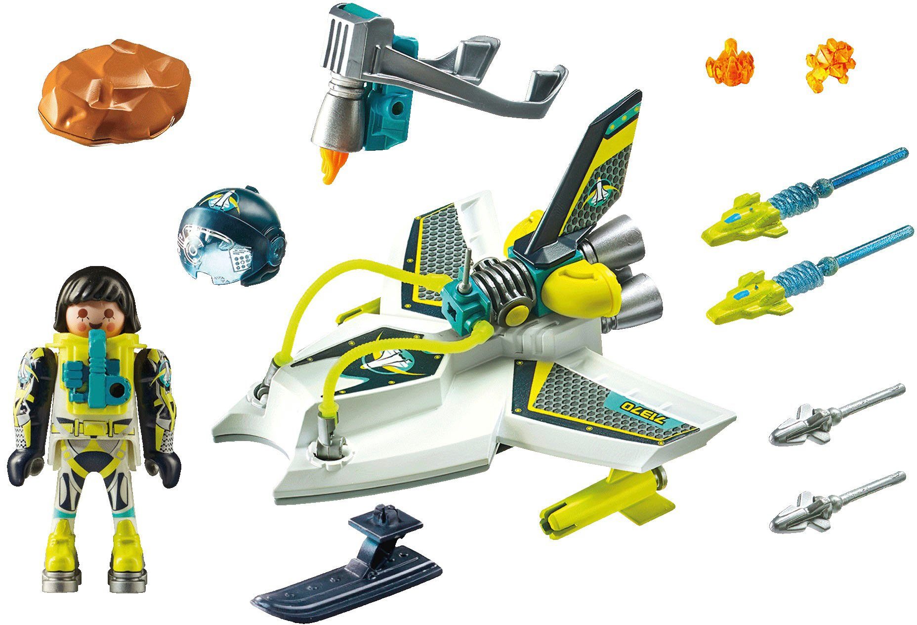 Playmobil® Hightech Space-Drohne (71370), Space Konstruktions-Spielset, günstig online kaufen