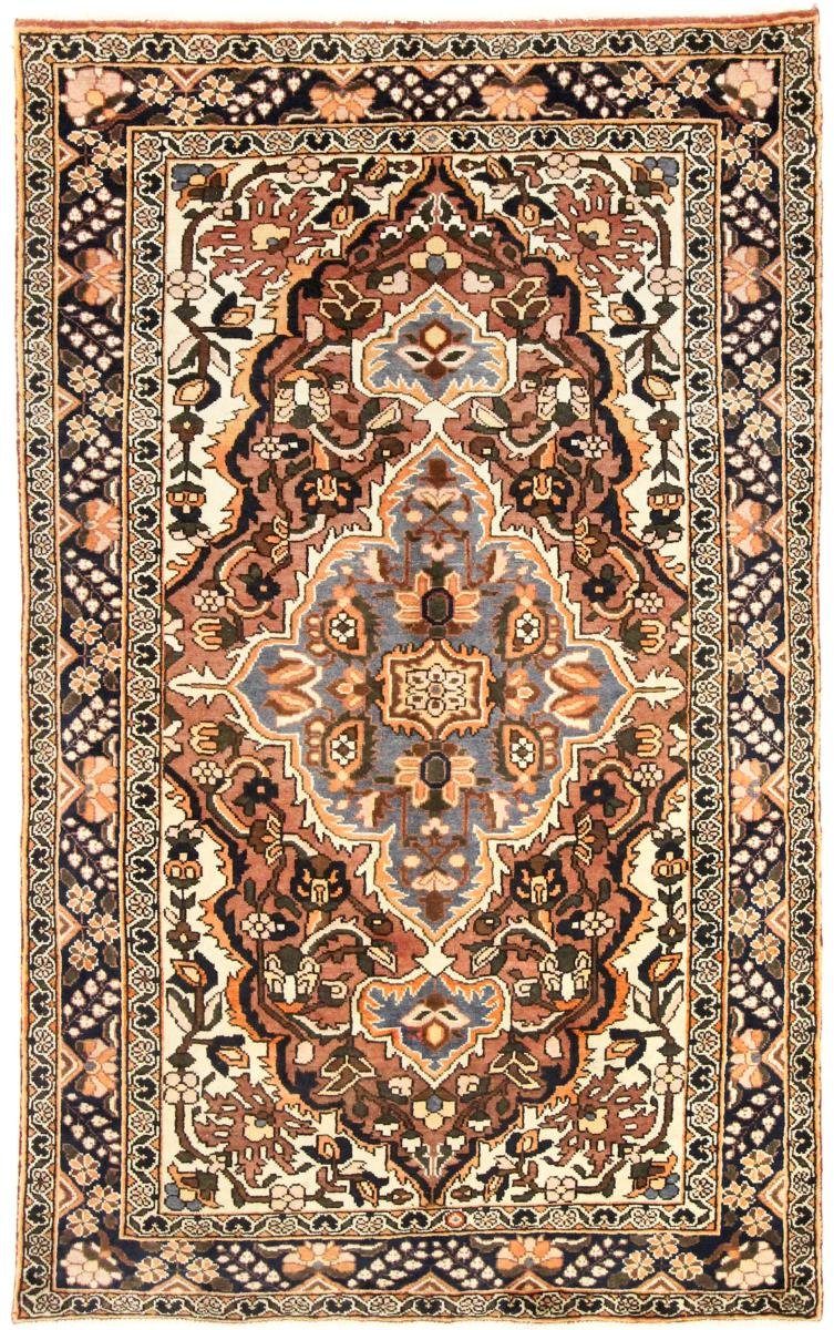 Orientteppich Bakhtiar 138x219 Handgeknüpfter Orientteppich / Perserteppich, Nain Trading, rechteckig, Höhe: 12 mm