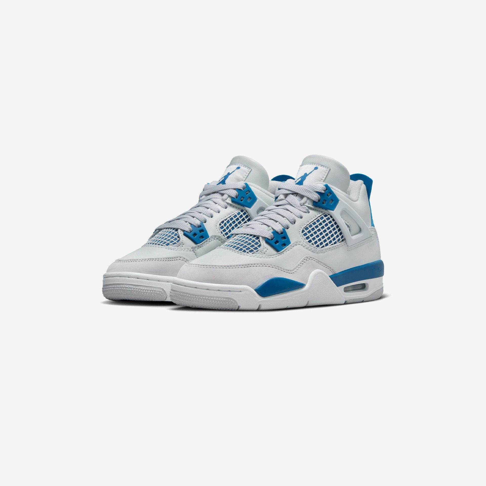 Nike Air Jordan 4 Retro Military Blue Neutral Grey (GS) Sneaker