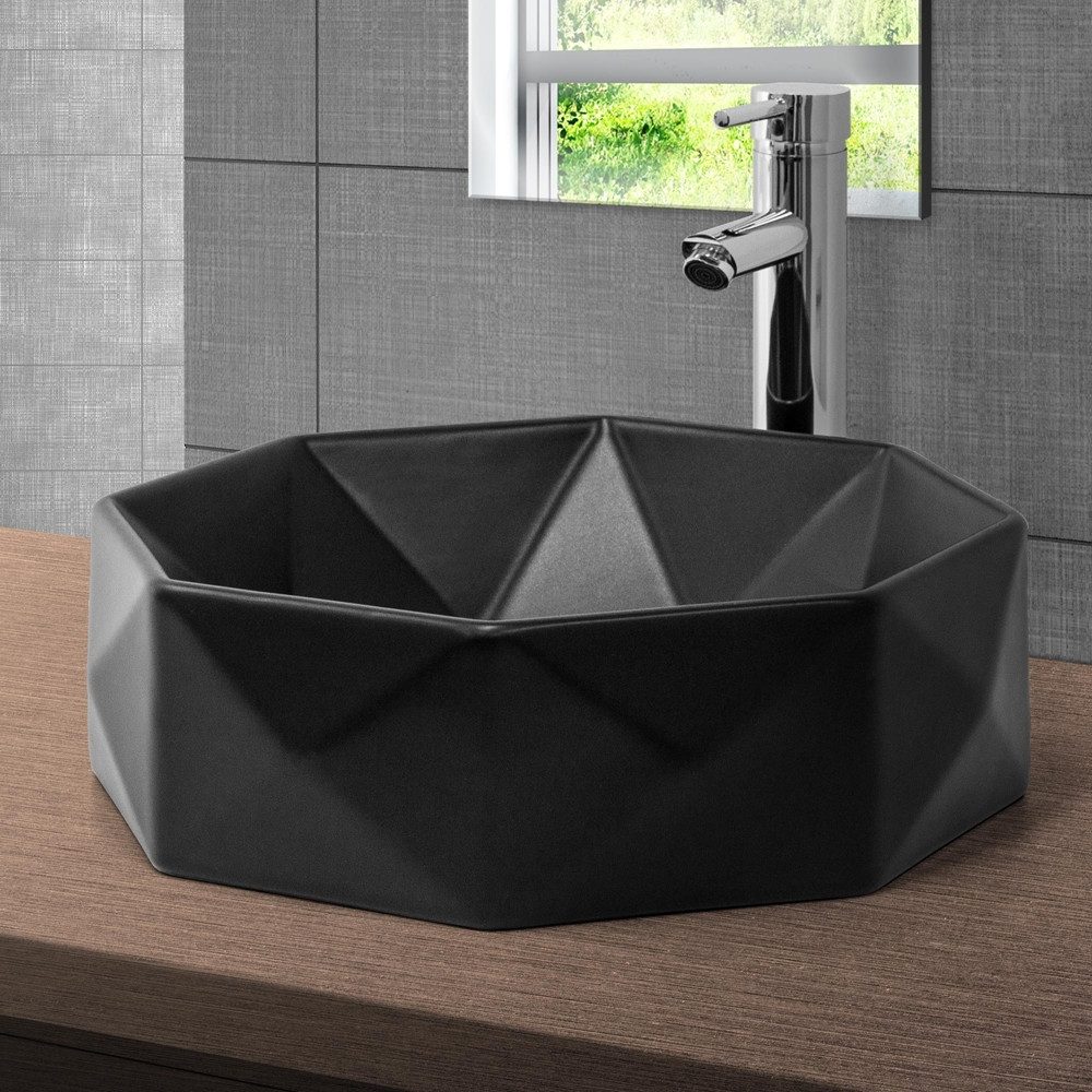 LuxeBath Waschbecken Aufsatzwaschbecken aus Keramik für günstig online kaufen