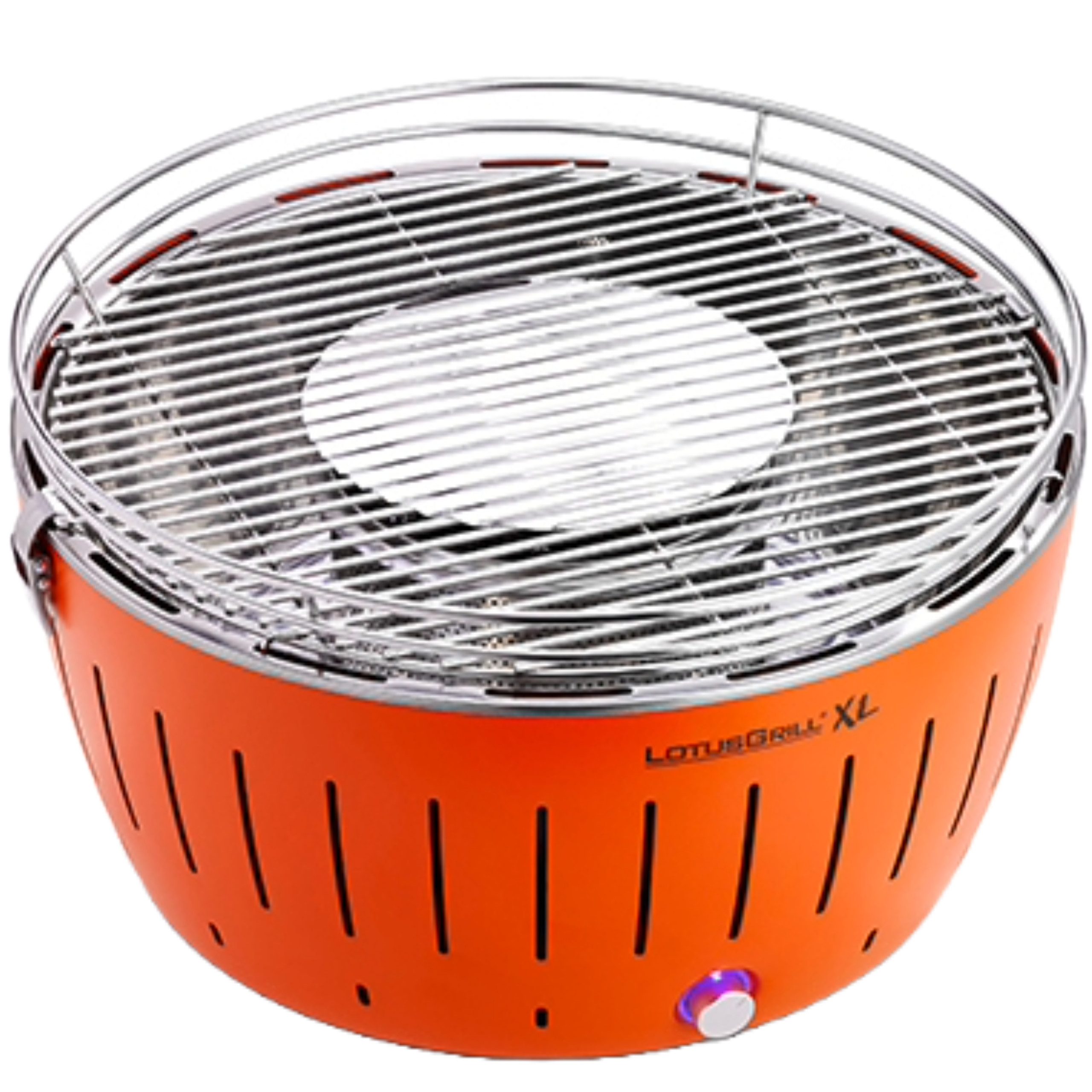 LotusGrill Holzkohlegrill LotusGrill XL Mandarinenorange G435 Holzkohlegrill/Tischgrill