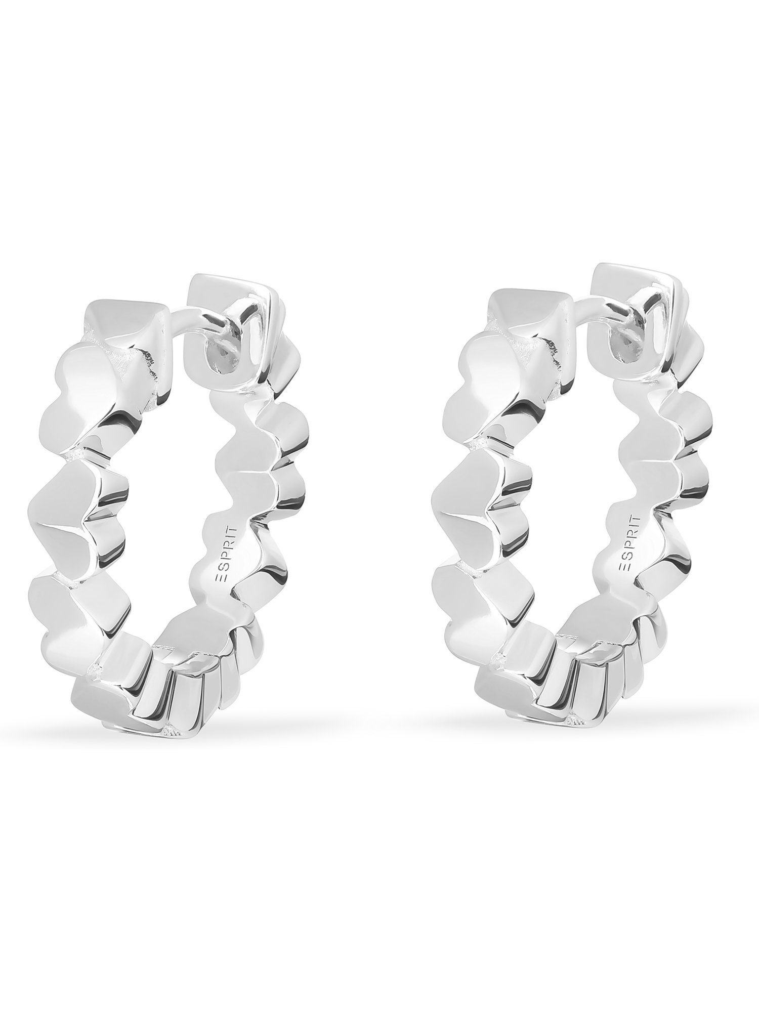 Esprit Paar Creolen ESPRIT Damen-Creolen 925er Silber Herz (Paar), Passion