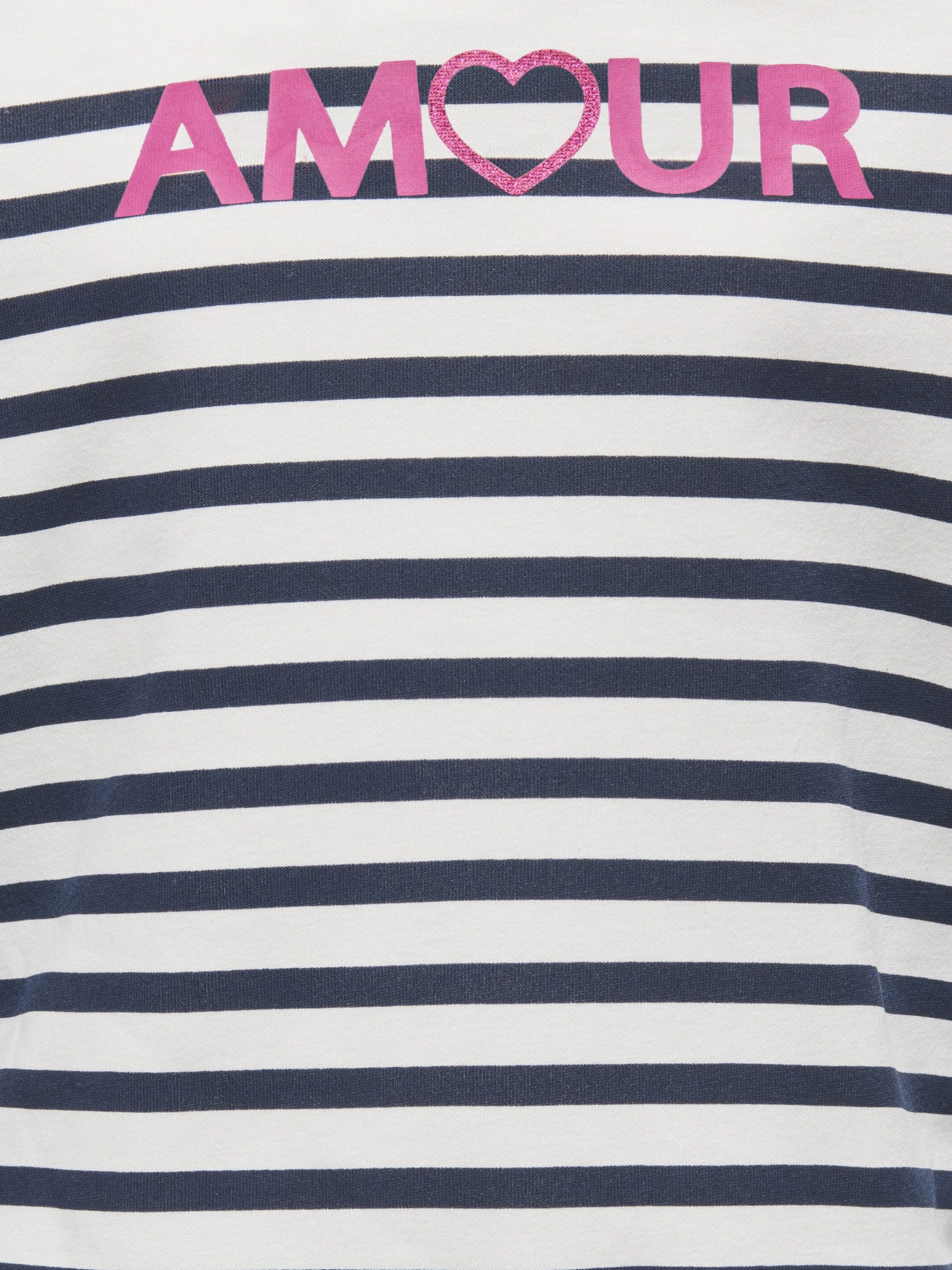 ONLY Sweatshirt KOGADELLE-AMOUR L/S STRIPE HOOD FR