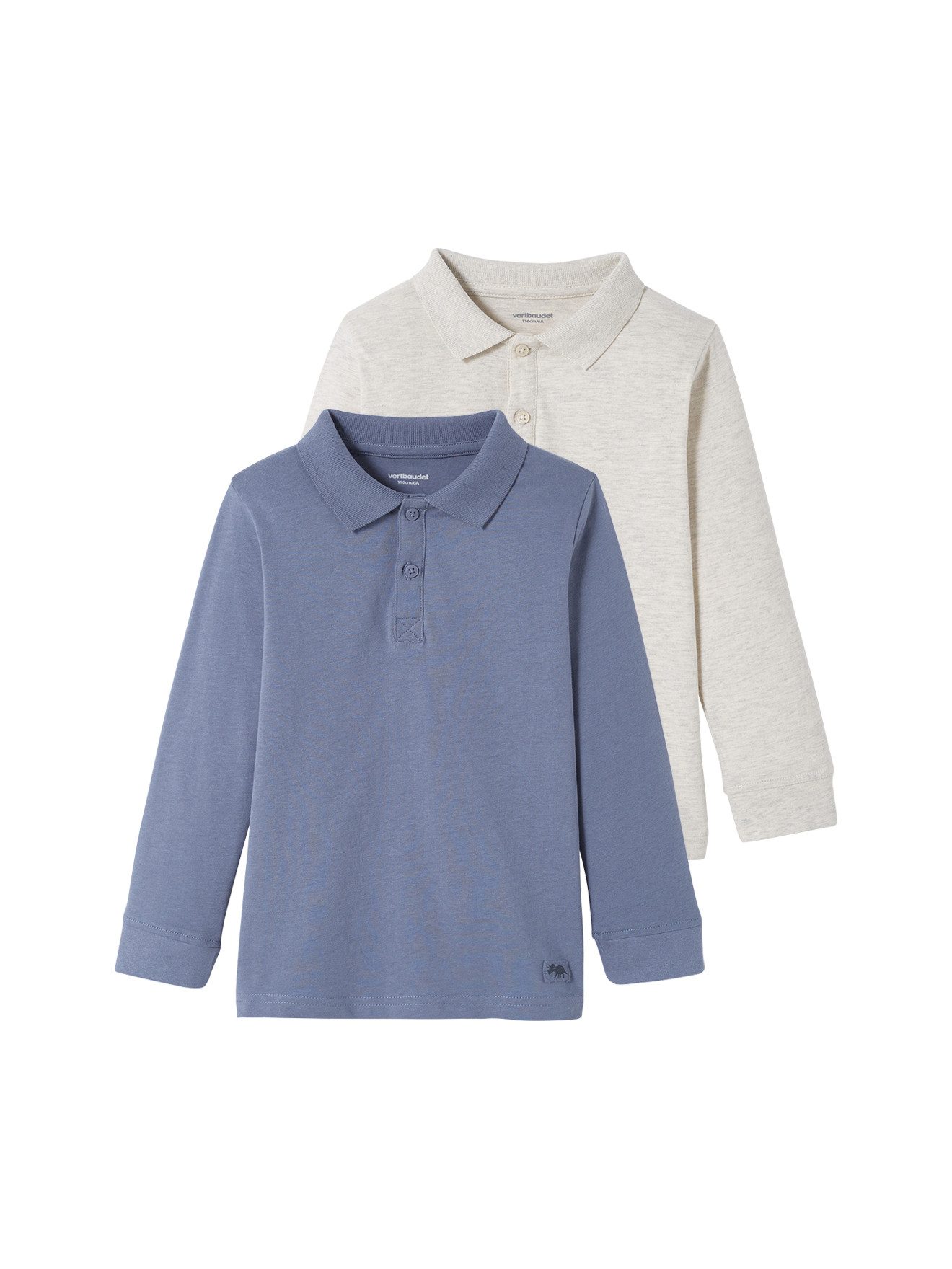 Langarm-Poloshirt 2er-Pack Jungen Rugbyshirts