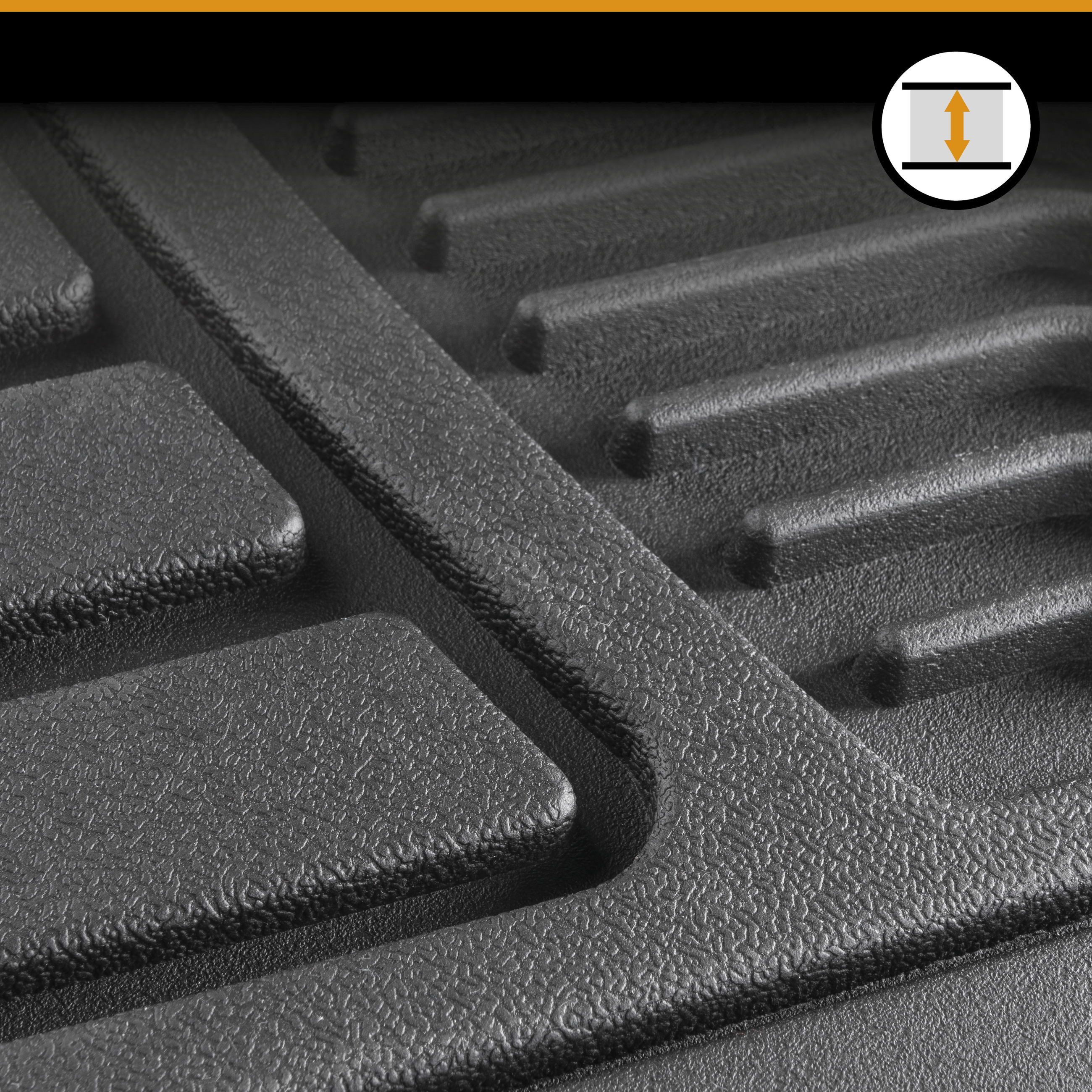 CarComfort Car Floor Mats, Rubber Car Mats Set Priscus (4 pieces)