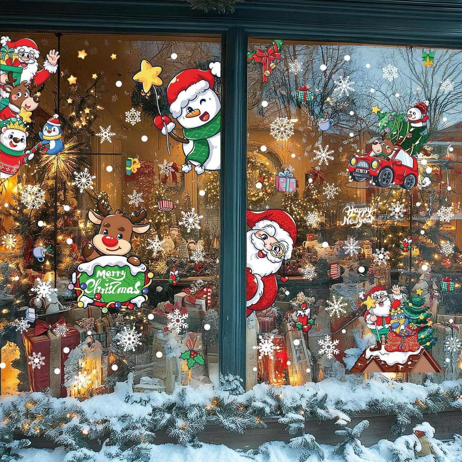 LuxusKollektion Fensterbild Fensterbilder Weihnachten 192 Stück