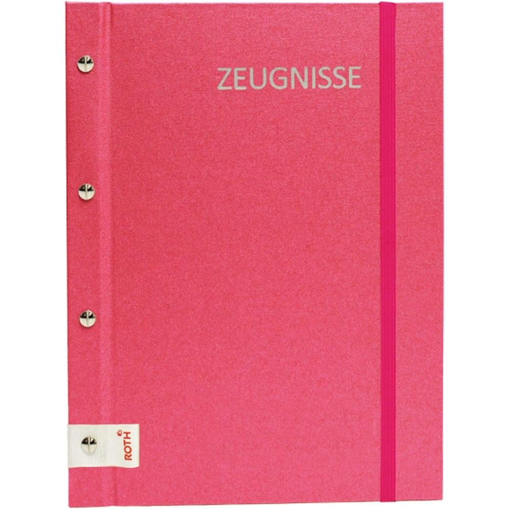 Roth Organisationsmappe Zeugnismappe A4 Metallium Pink