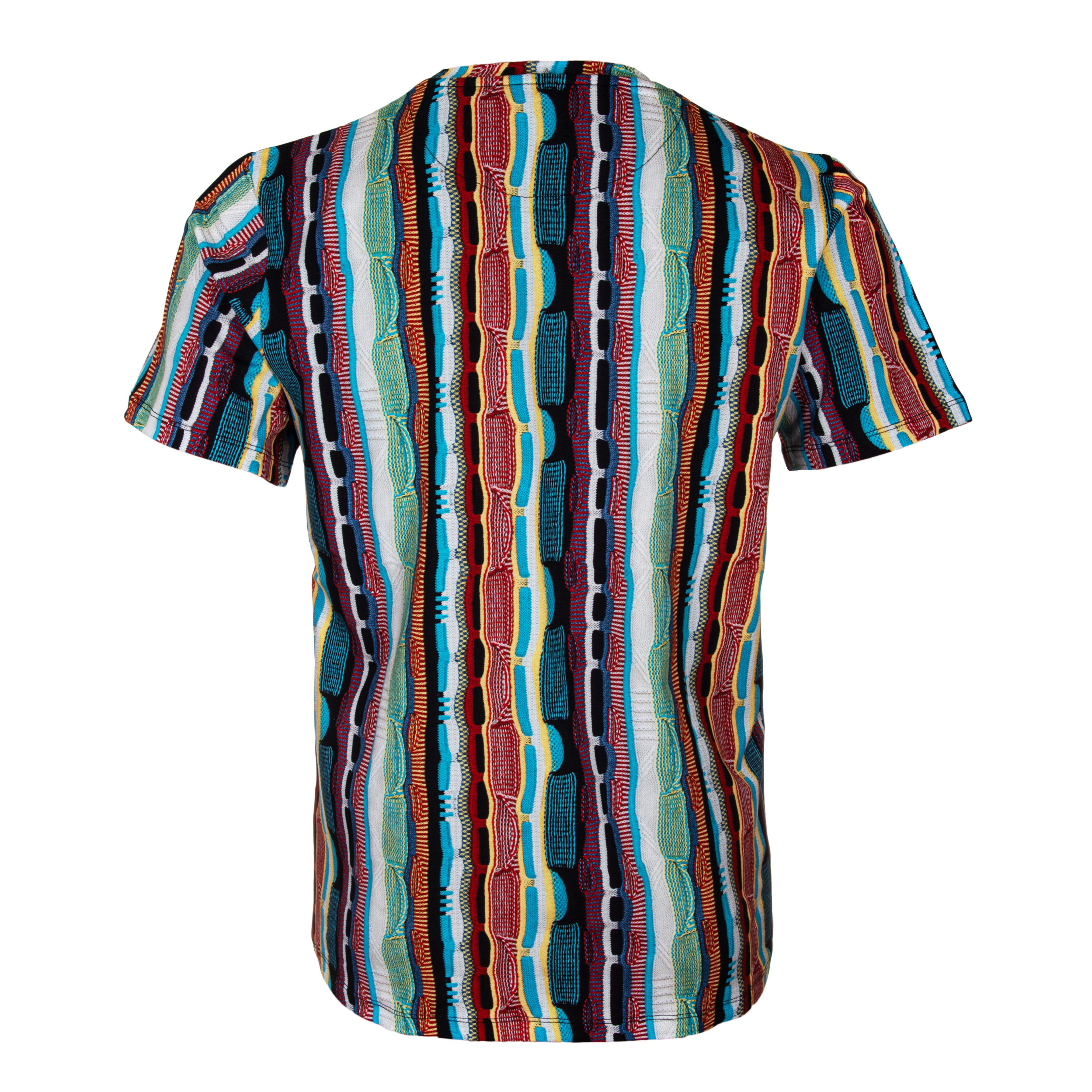 Cascallo T-Shirt Cascallo® Tommaso Herren Premium T-Shirt Bunt Vintage (1-tlg)