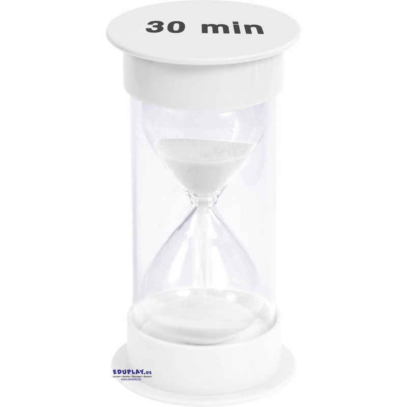 EDUPLAY Lernspielzeug Sanduhr 30 min, Ø 6,5 x 12,5 cm hoch