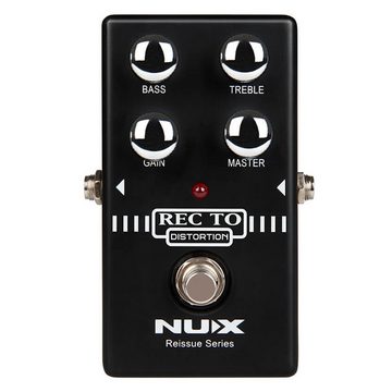 Nux E-Gitarre Recto-Distortion, Effektgerät, Verzerrer, Pedal, Inkl keepdrum Netzteil