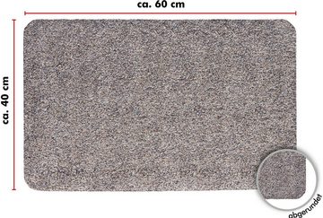 Fußmatte Samson, Andiamo, rechteckig, Höhe: 6 mm, Schmutzfangmatte, waschbar, rutschhemmend, auch als 2er Set erhältlich