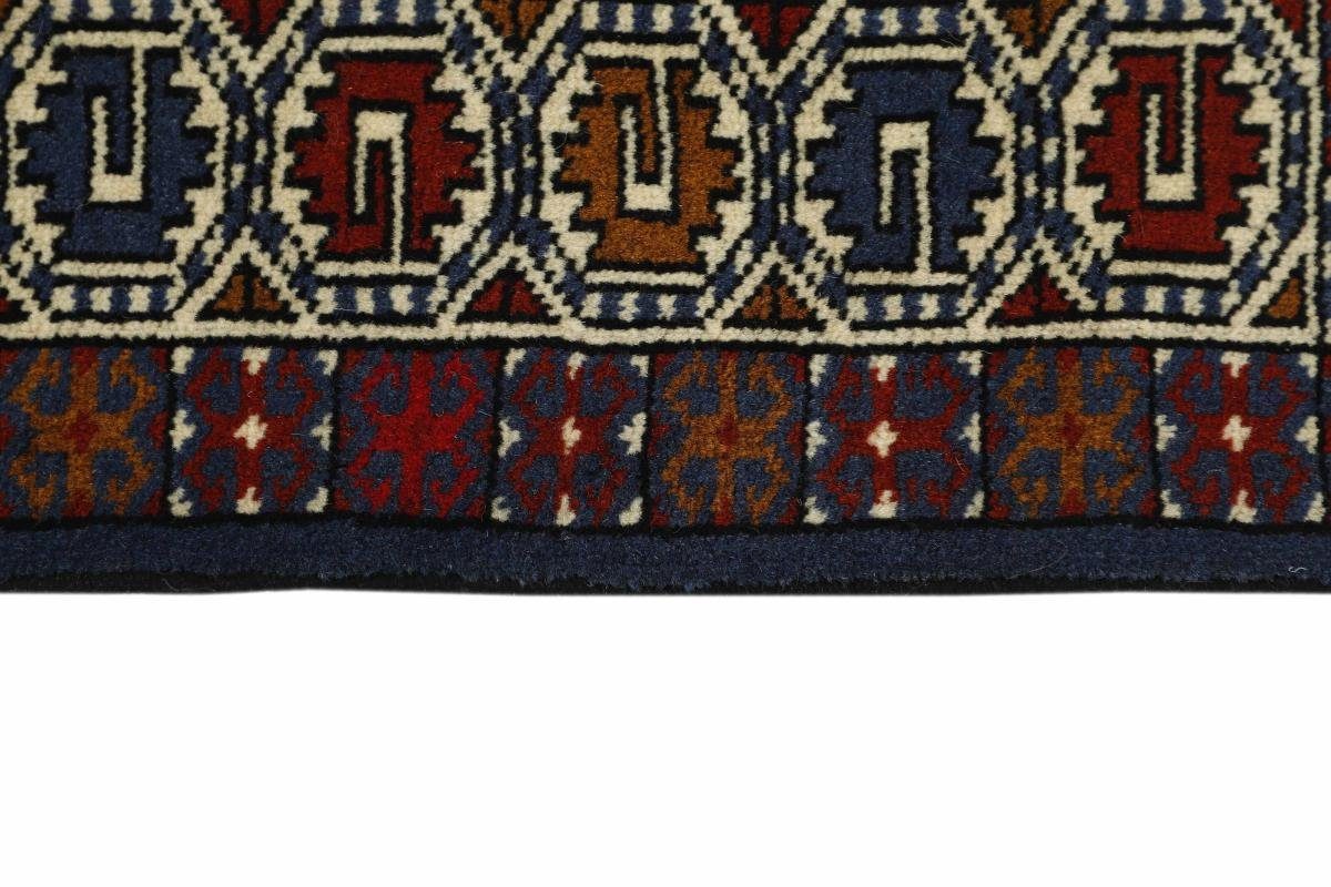 Orientteppich rechteckig, Orientteppich / Turkaman mm Trading, Handgeknüpfter 135x194 6 Perserteppich, Nain Höhe: