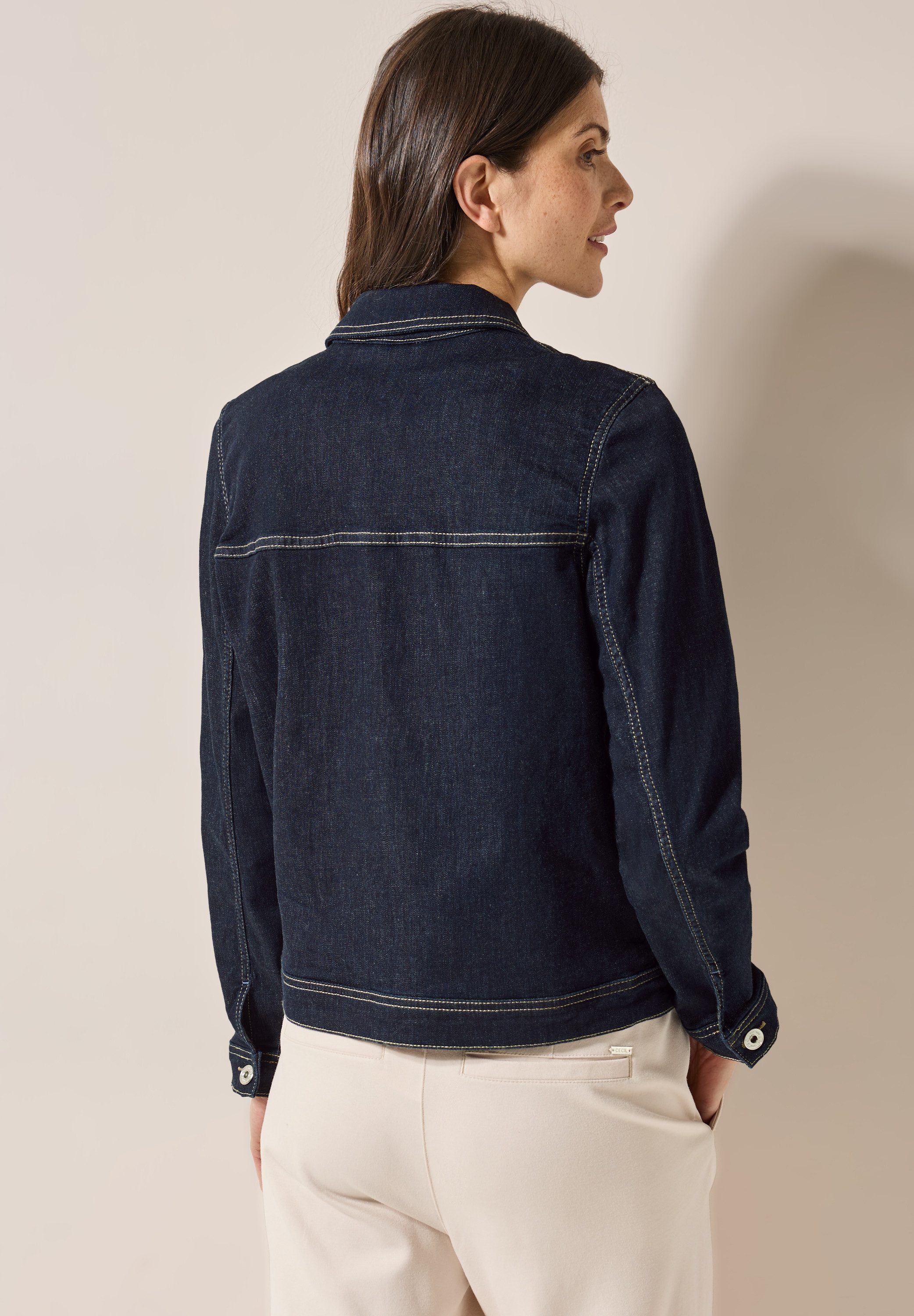 CECIL Jeansjacke aus Baumwolle mit Stretchanteil günstig online kaufen