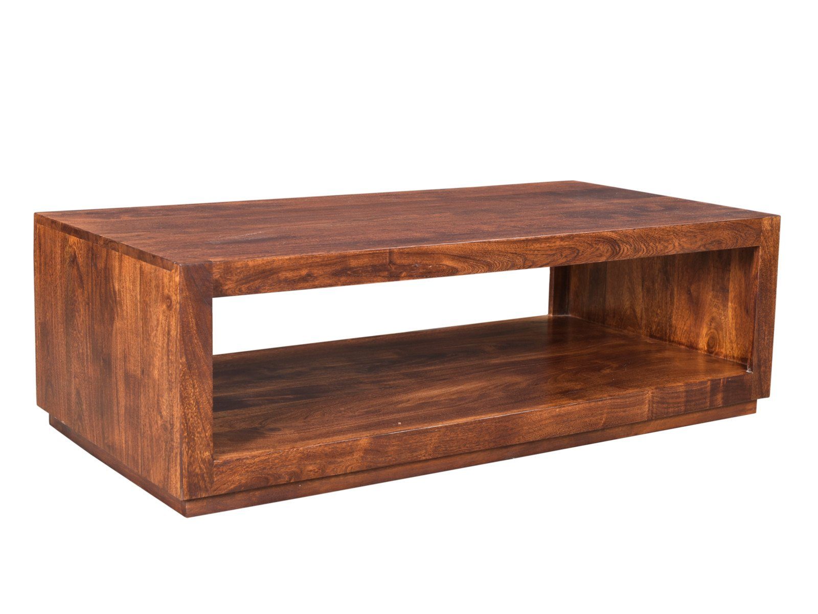 massivum Couchtisch Milburn Akazie Sofatisch Massivholz (1-St)
