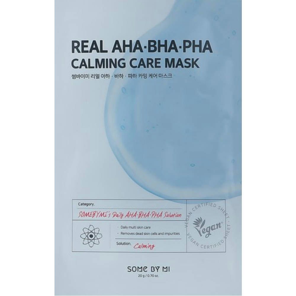 Some By Mi Gesichtsmaske SOME BY MI, Real AHA-BHA-PHA Calming Care Mask