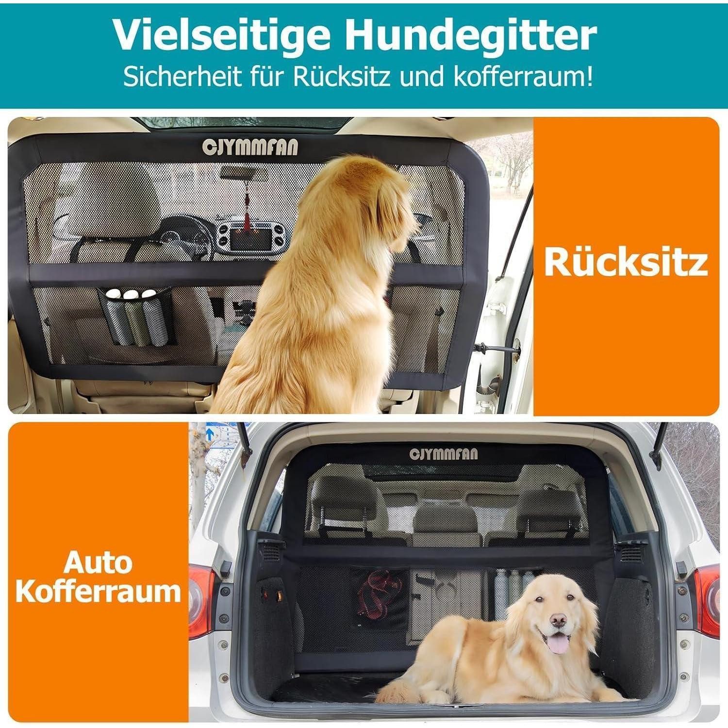 LuxusKollektion Tierabsperrgitter Hundegitter Auto Rücksitz Kofferraum Metallrahmen Universal L – Bild 3 von 5
