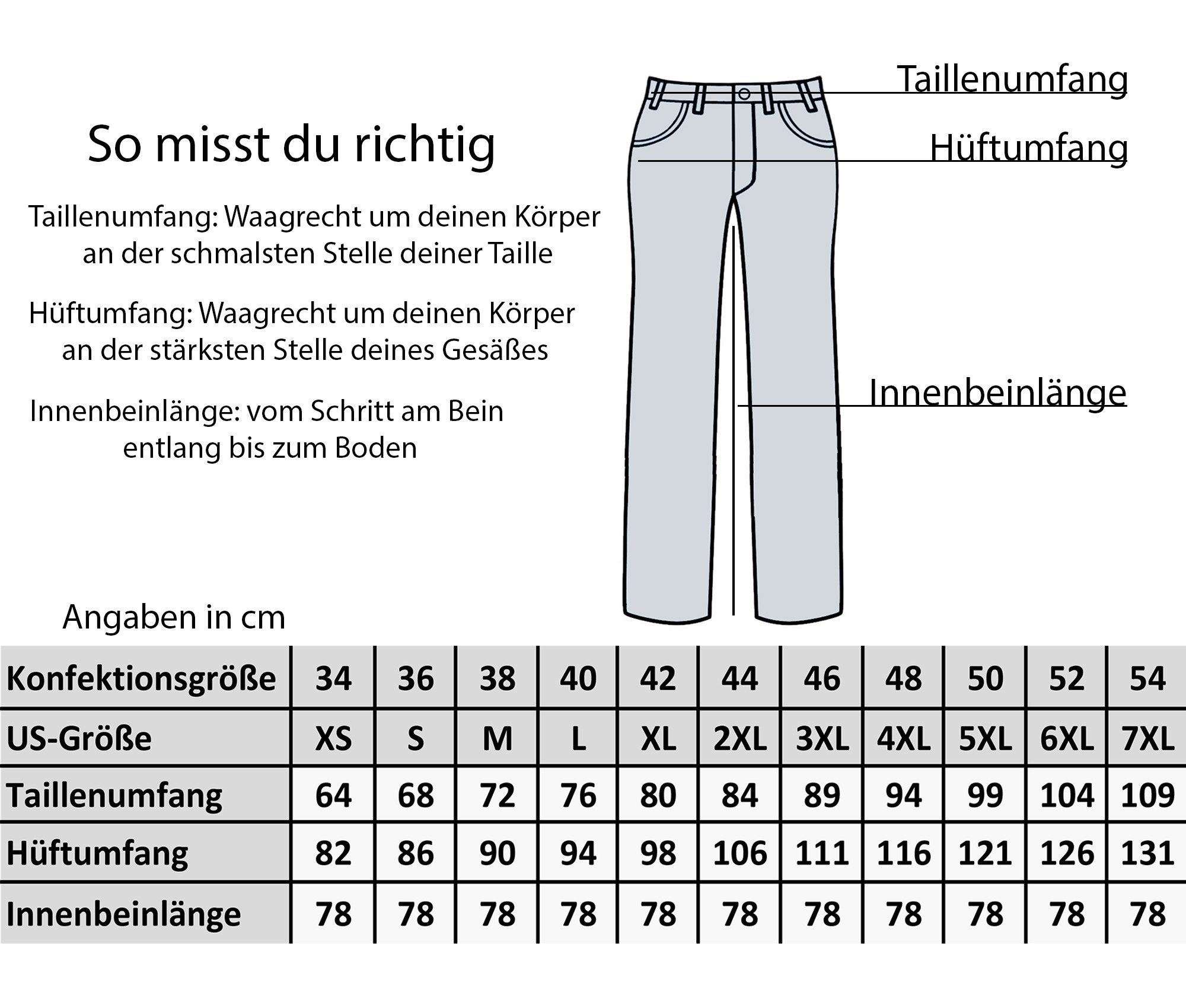 ESRA Straight-Jeans Premium Damen Straight Fit Jeans High Waist Hose bis Übergröße G5 Jeans Damen Straight Fit High Waist Damen Jeans Regular Stretch-Jeans – Bild 4 von 5