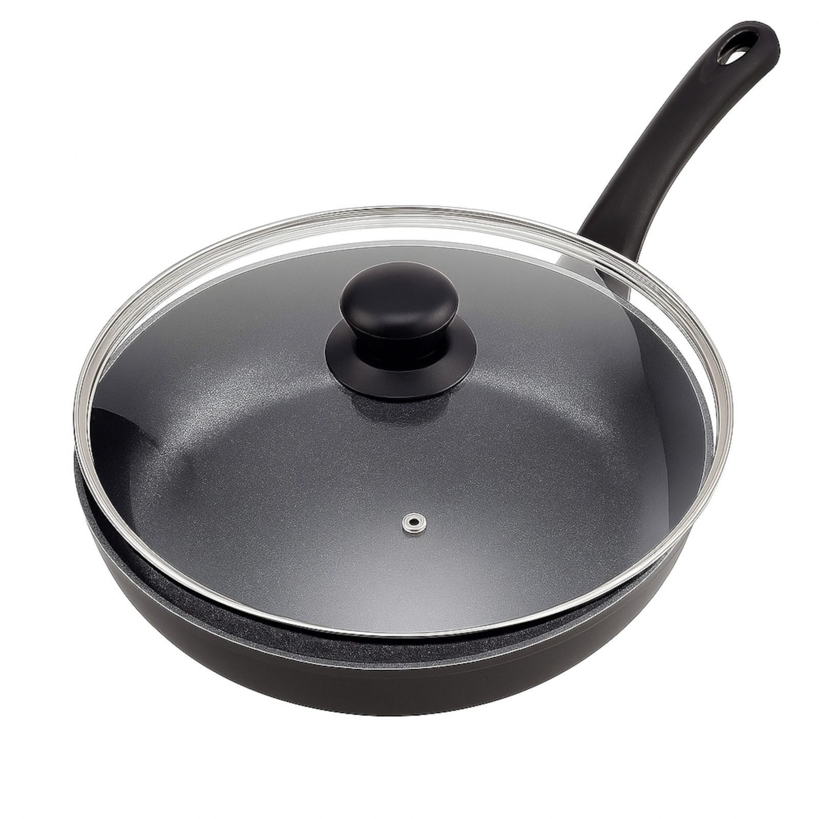 BURI Deckel Pfannendeckel 16-32cm Universaldeckel Spritzschutz Topfdeckelhalter – Bild 3 von 4