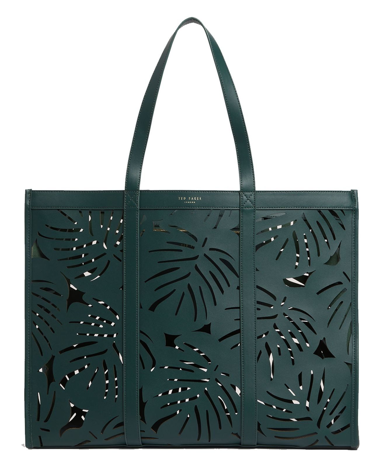 Ted Baker Schultertasche Leiian Leaf Detail Laser Cut Tote Bag, aus echtem Rindsleder