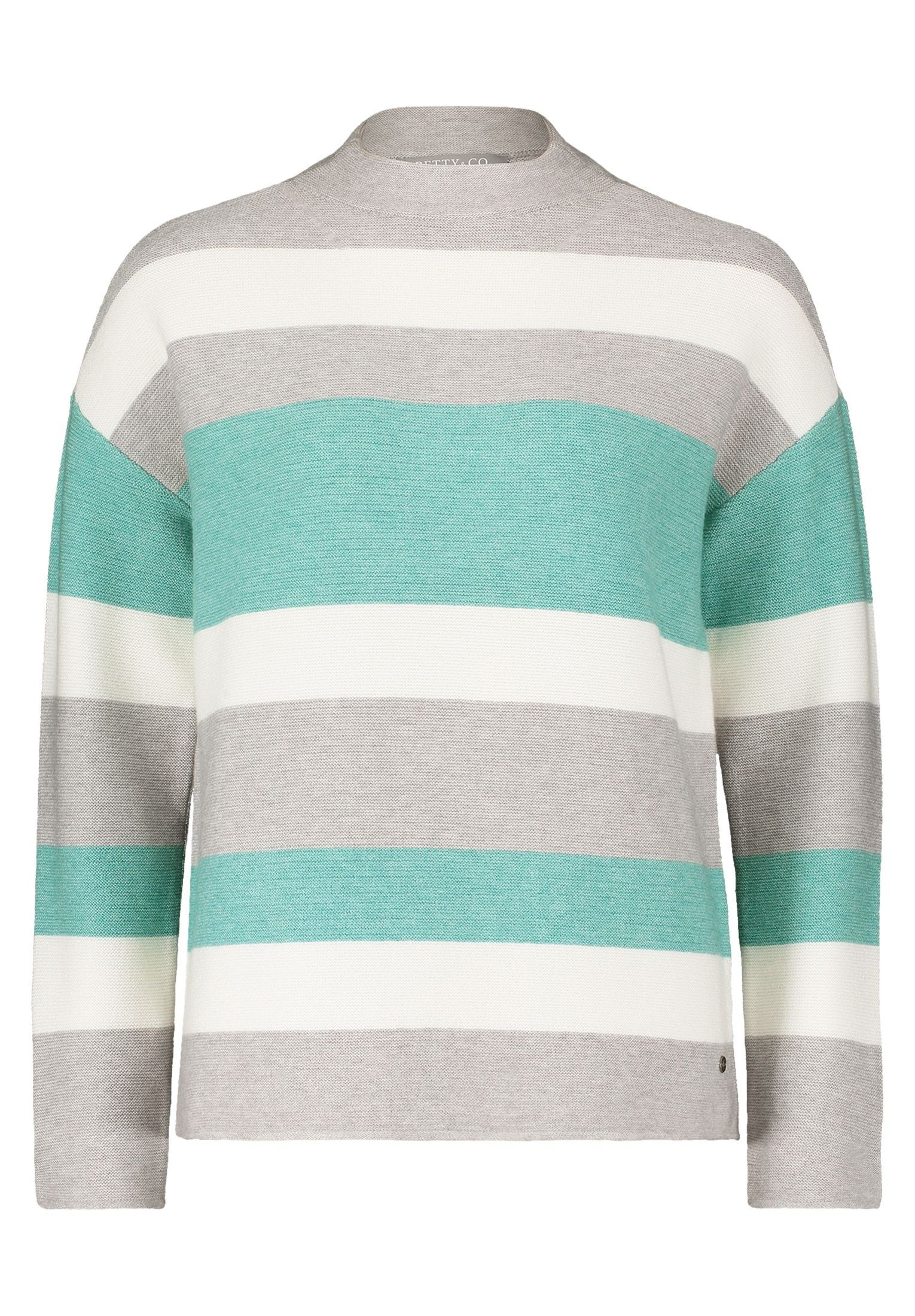 Betty&Co Strickpullover Grey/Green