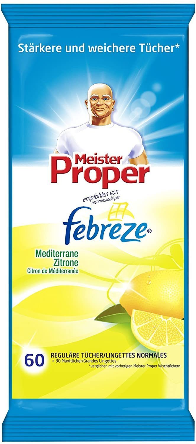 MEISTER PROPER Handgelenkstütze Meister Proper Reinigungstücher Citrus-Duft