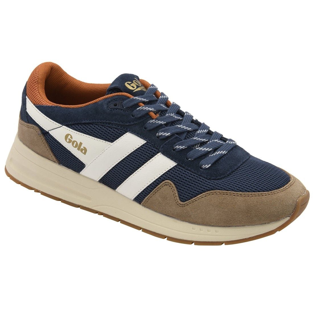 Gola Delta 2026 navyblau/tobacco/offwhite Herren Sneaker