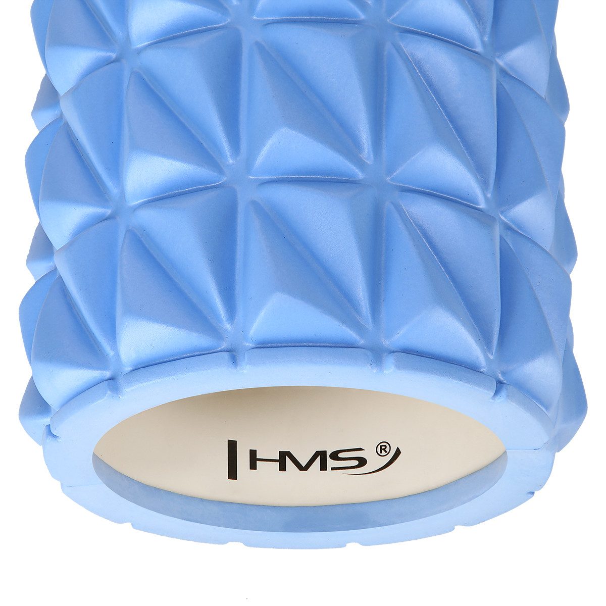 HMS Fitnessrolle Massagerolle 45cm strukturiert Sportrolle Therapierolle Faszienrolle, formstabil, entspannend, einfache Anwendung