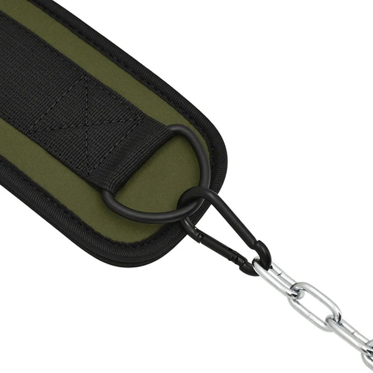 RDX Dip-Gürtel T7 Weight Training Dipping Belt With Chain, Army Green