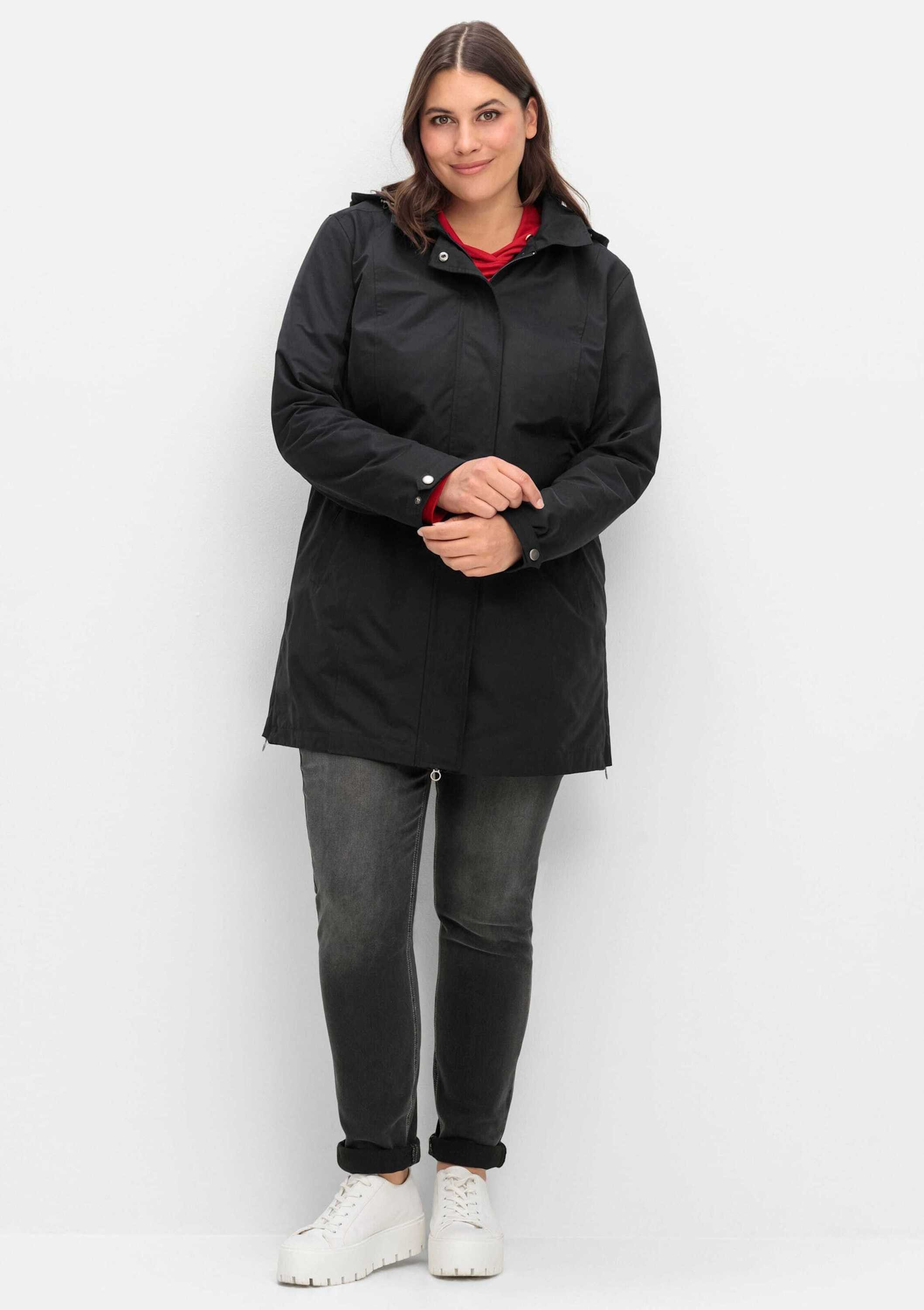 Sheego Winterjacke Outdoorjacke Langarm – Bild 3 von 5