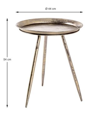 HAKU Beistelltisch HAKU Möbel Beistelltisch - bronze - H. 54cm