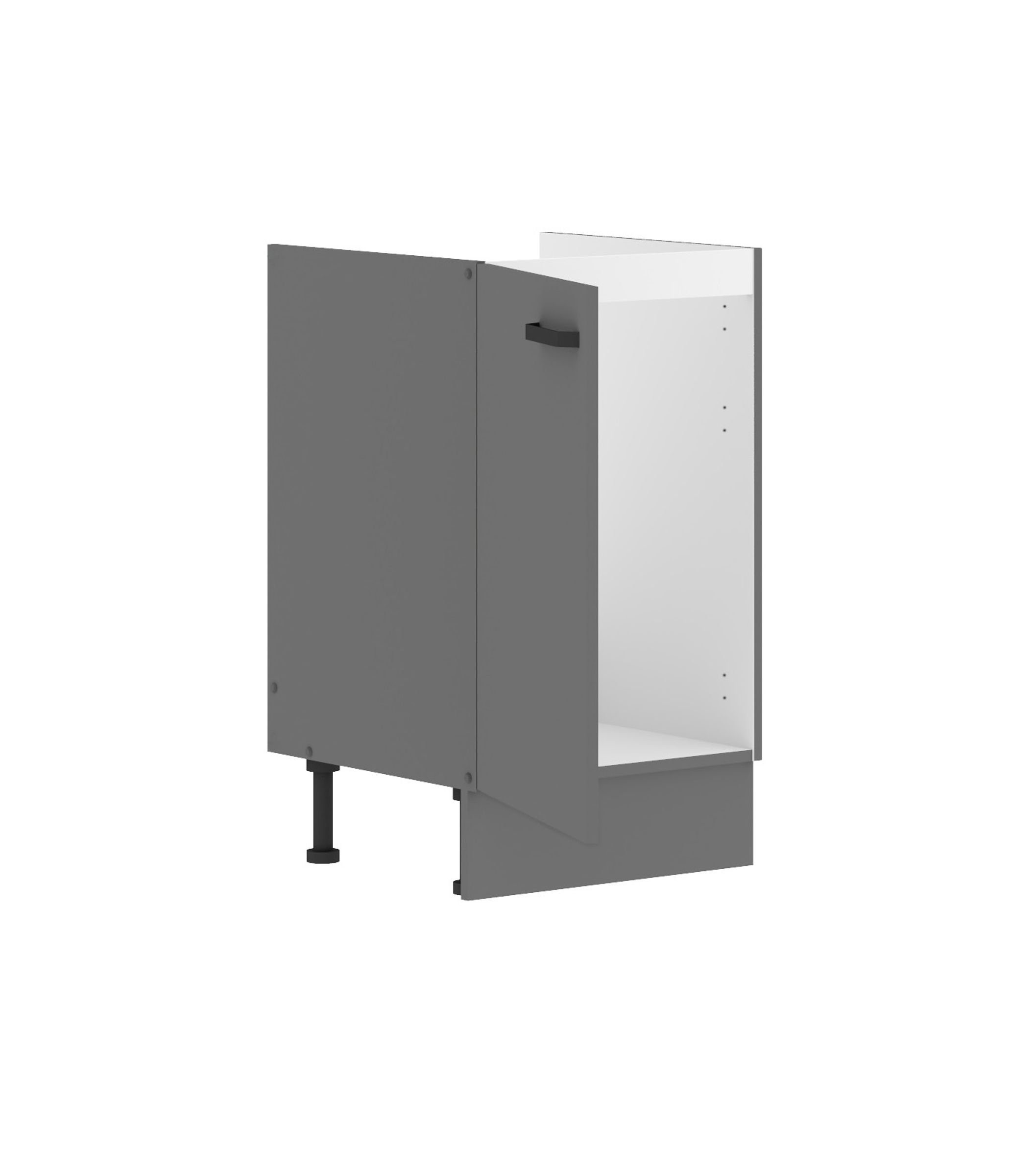 Küchen-Preisbombe Spülenunterschrank 50 cm Küche NESSA Anthrazit Küchenzeil günstig online kaufen