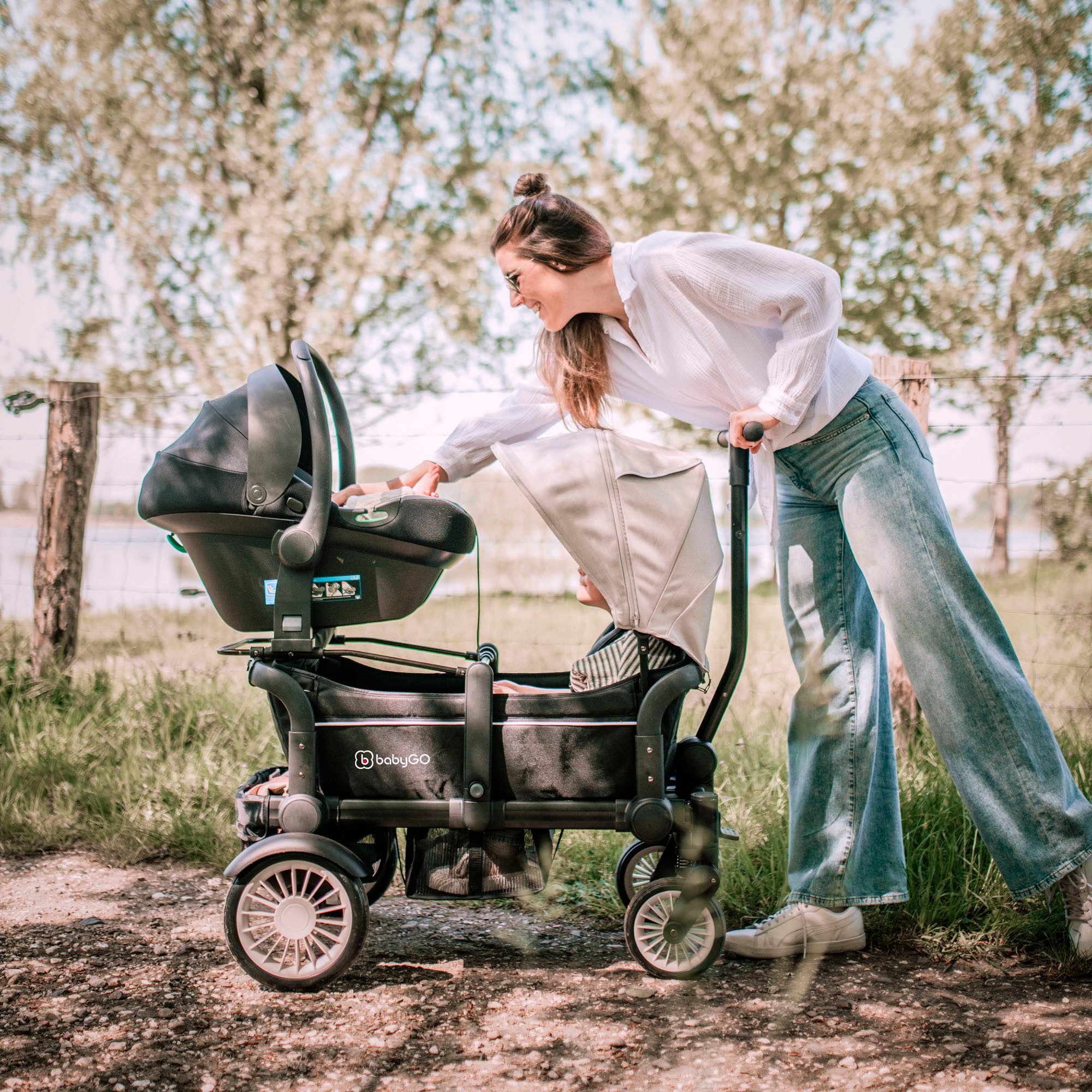 BabyGo Maxi-Cosi Adapter Babyschalen-Adapter für Cozy Rider