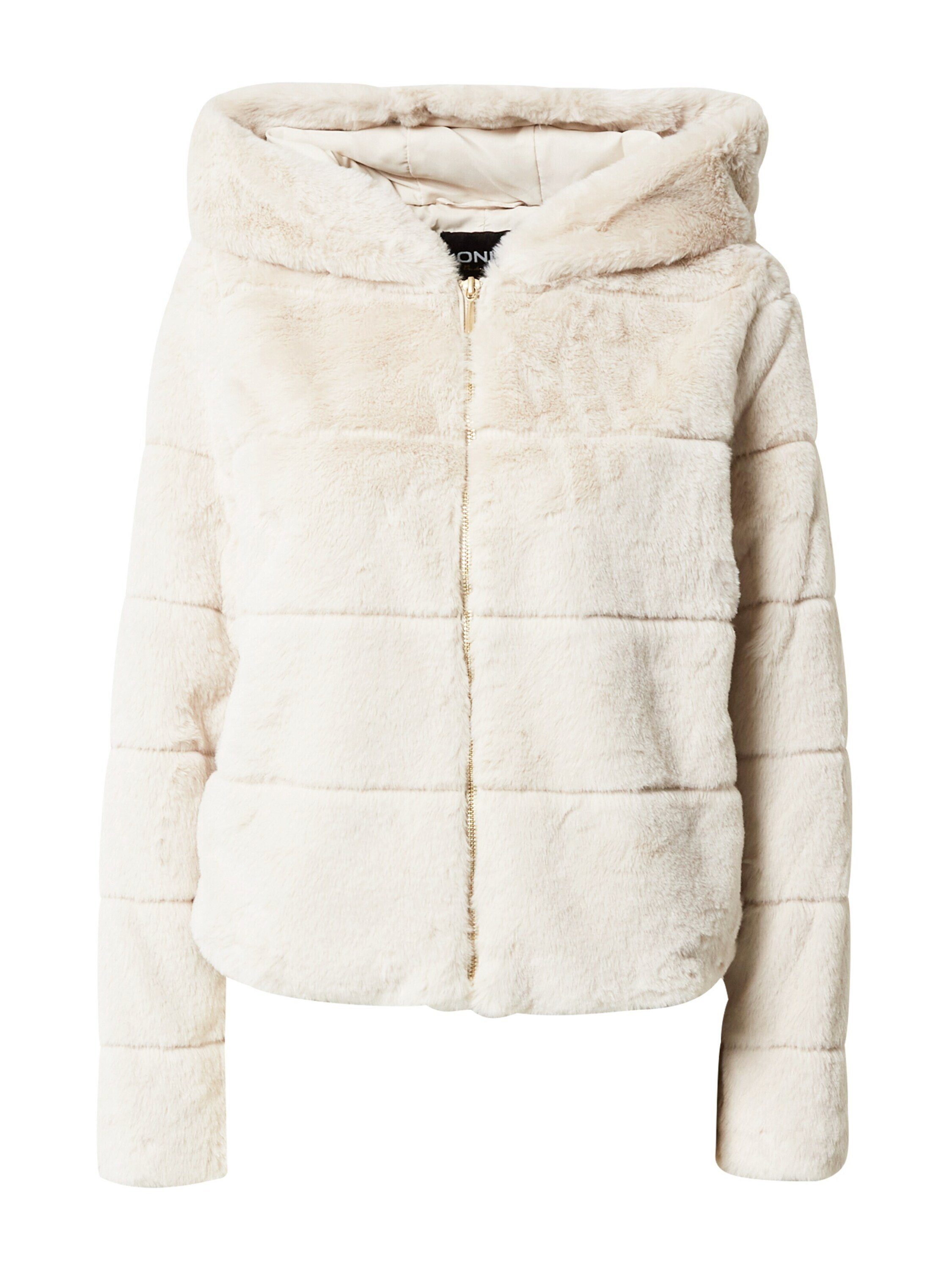 Cecil Damen Jacke Mit Fellimitat - Kurze Steppjacke Mit Stehkragen & Seitentaschen