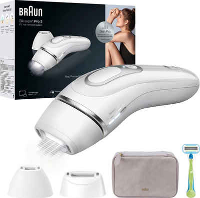 Braun IPL-Haarentferner Silk-Expert Pro 3 PL3133 IPL, 300.000 Lichtimpulse, Präzisionsaufsatz und Embrace Venus Rasierer