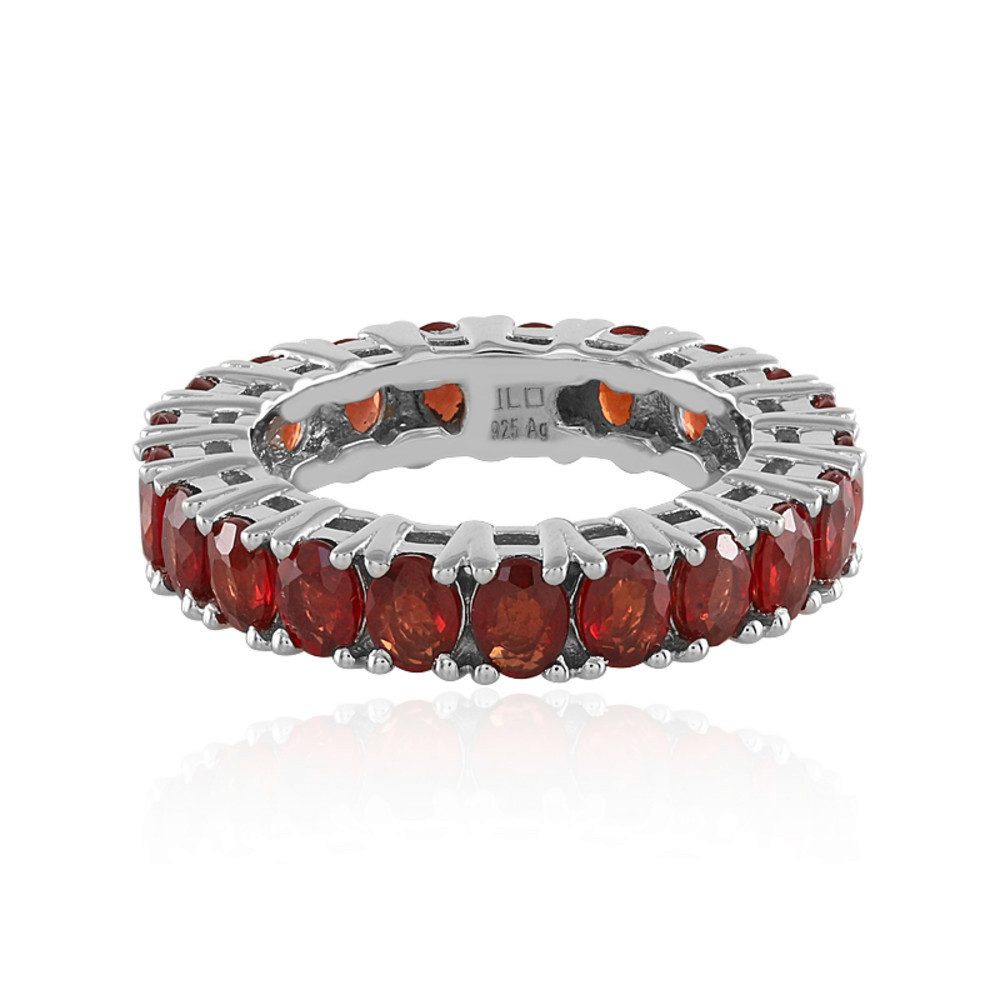 Cavill Silberring Cavill Ring aus Sterlingsilber mit 4,10 ct Tansania Rubin, rot (1-tlg)