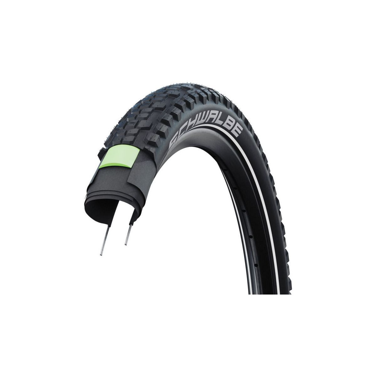 Schwalbe Fahrradreifen Johnny Watts Performance Line Greenguard DD, Vielseitiger Fahrradreifen mit exzellenten Rolleigenschaften und