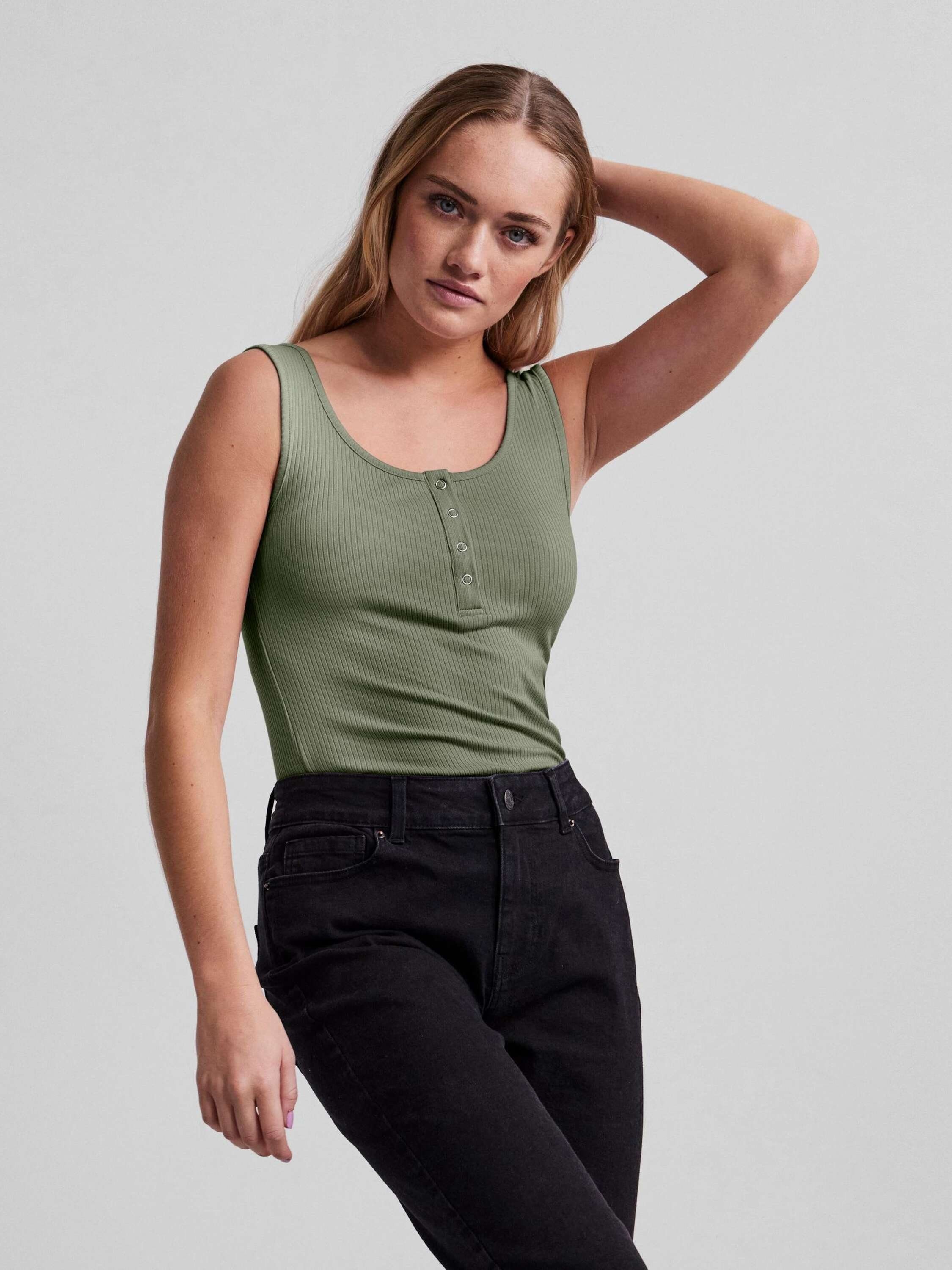 pieces Shirttop Kitte (1-tlg) Plain/ohne Details – Bild 4 von 5