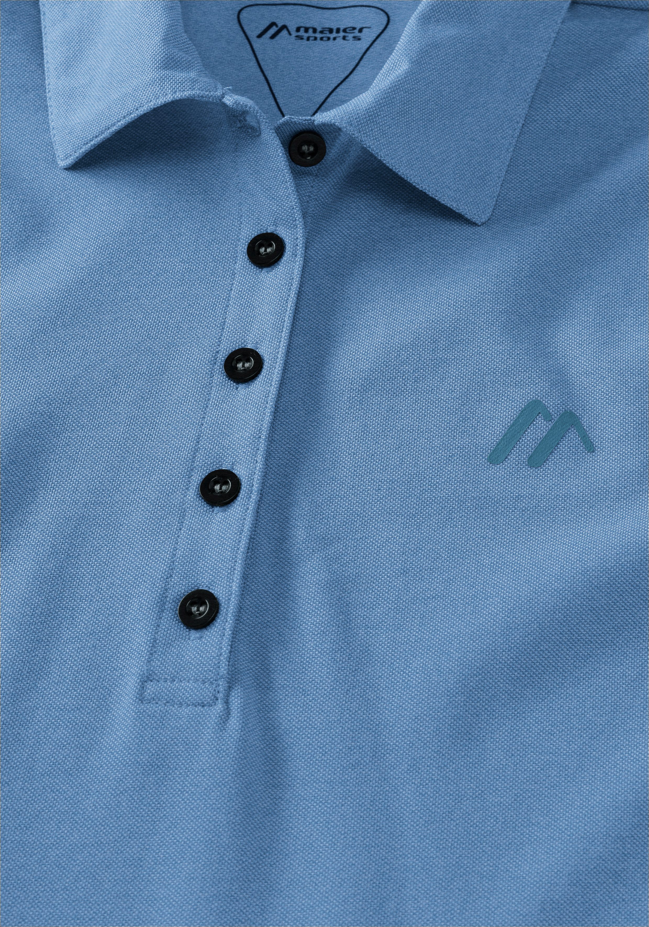 Maier Sports Langarm-Poloshirt Long Piquee Polo W