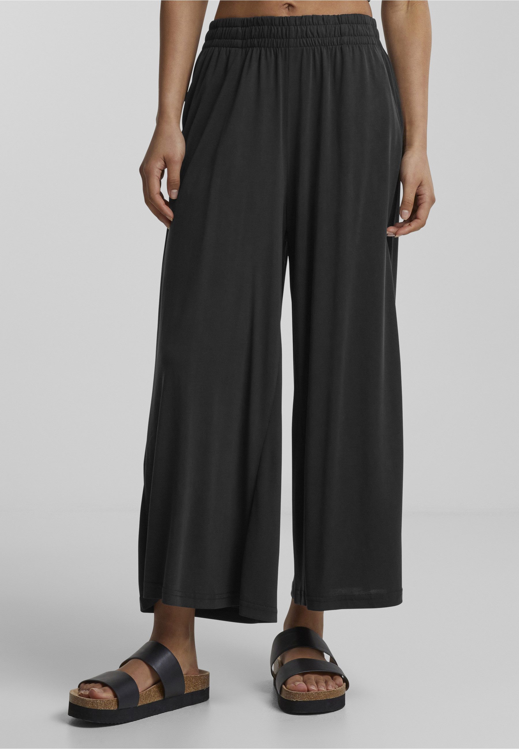 URBAN CLASSICS Bequeme Jeans Urban Classics Damen Ladies Modal Culotte (1-tlg)