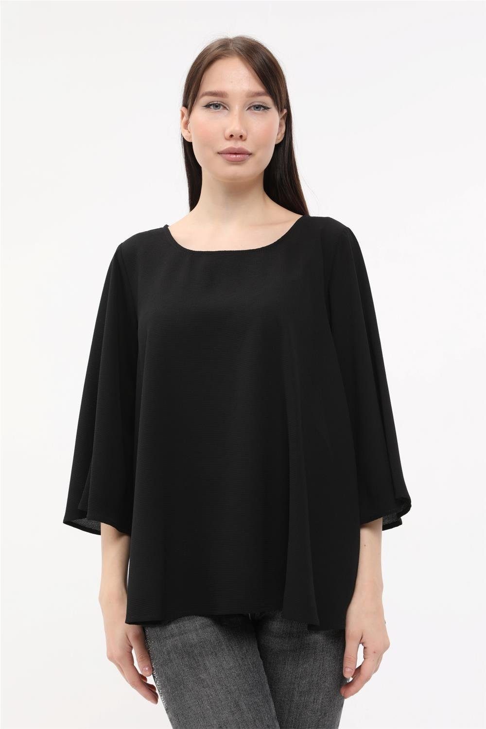 Blusentop Kanalsleeve-Bluse