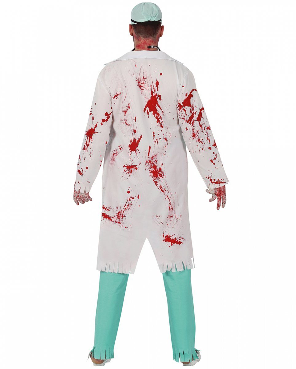 Horror-Shop Zombie-Kostüm Blutiges Zombie Chirurg Arzt Herrenkostüm für Hall