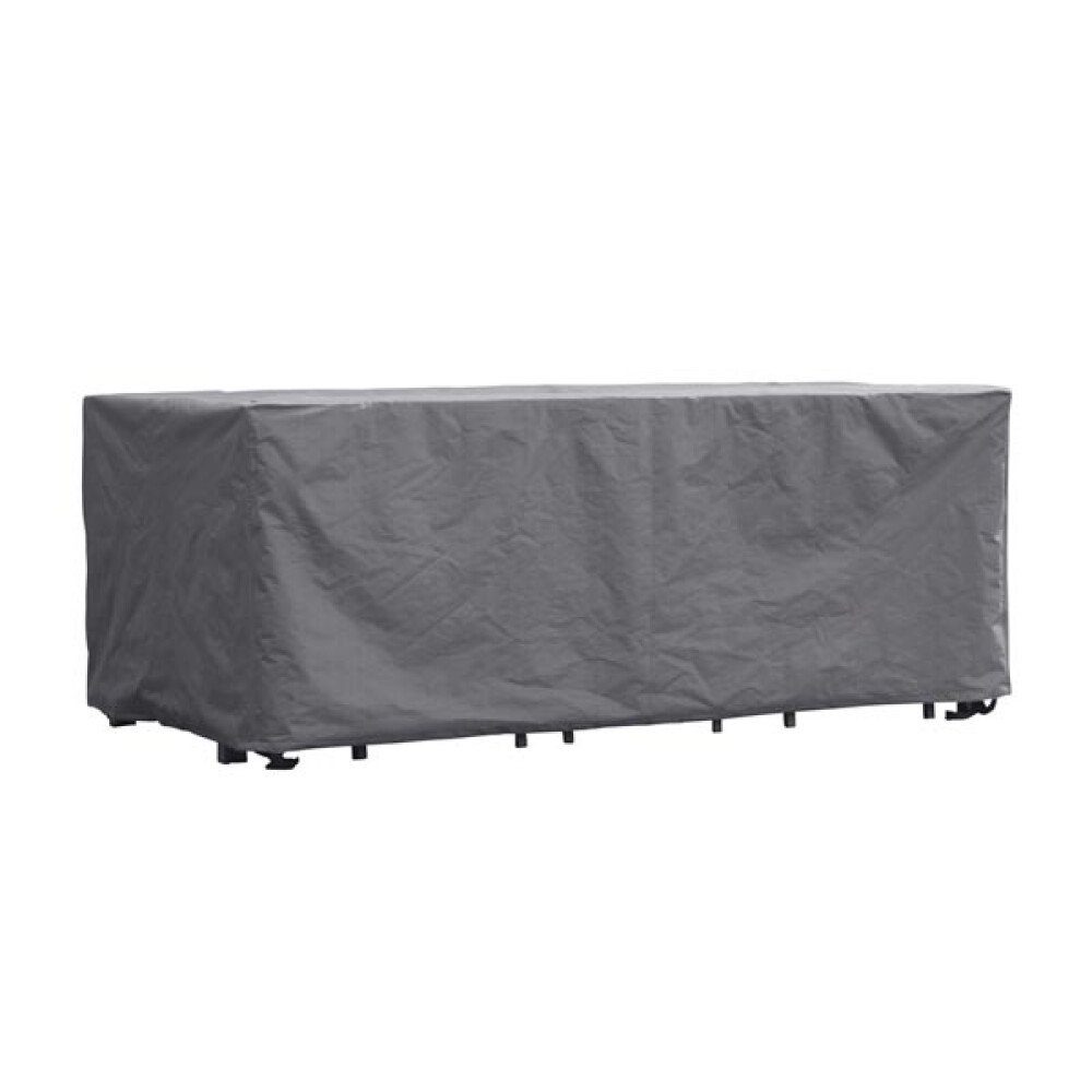 PEREL Bogenhülle Perel Schutzhülle für Gartenmöbel, Grau, rechteckig, 245 cm x 150 cm x