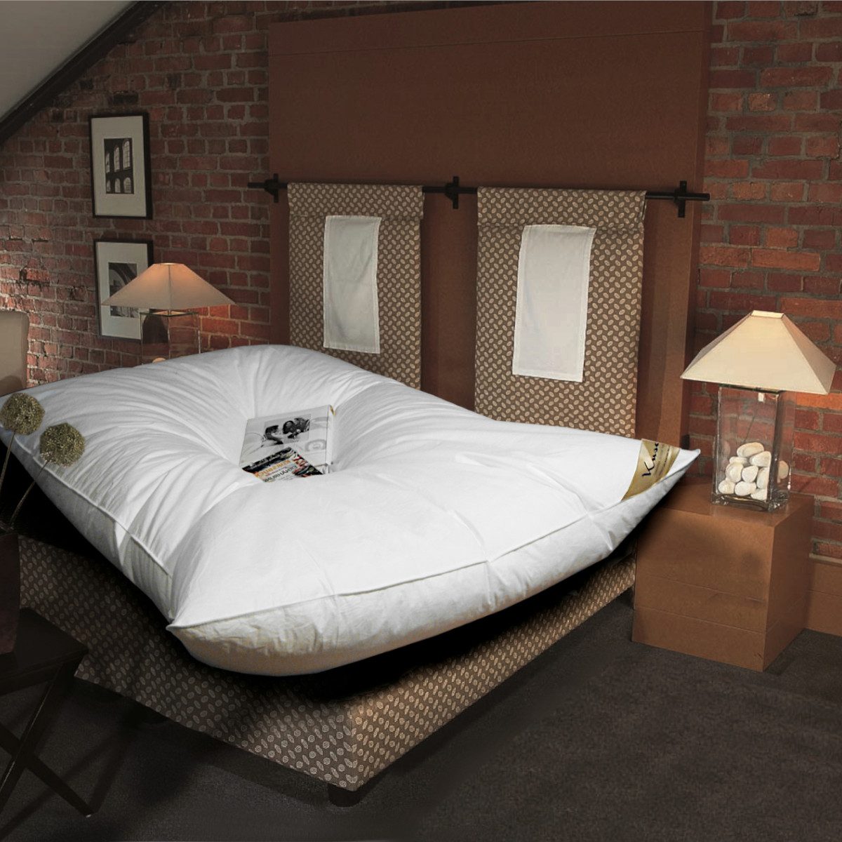 Meivita Gänsefederbettdecke Ballonbett mit 100% Federn, Füllung: 100% neue günstig online kaufen