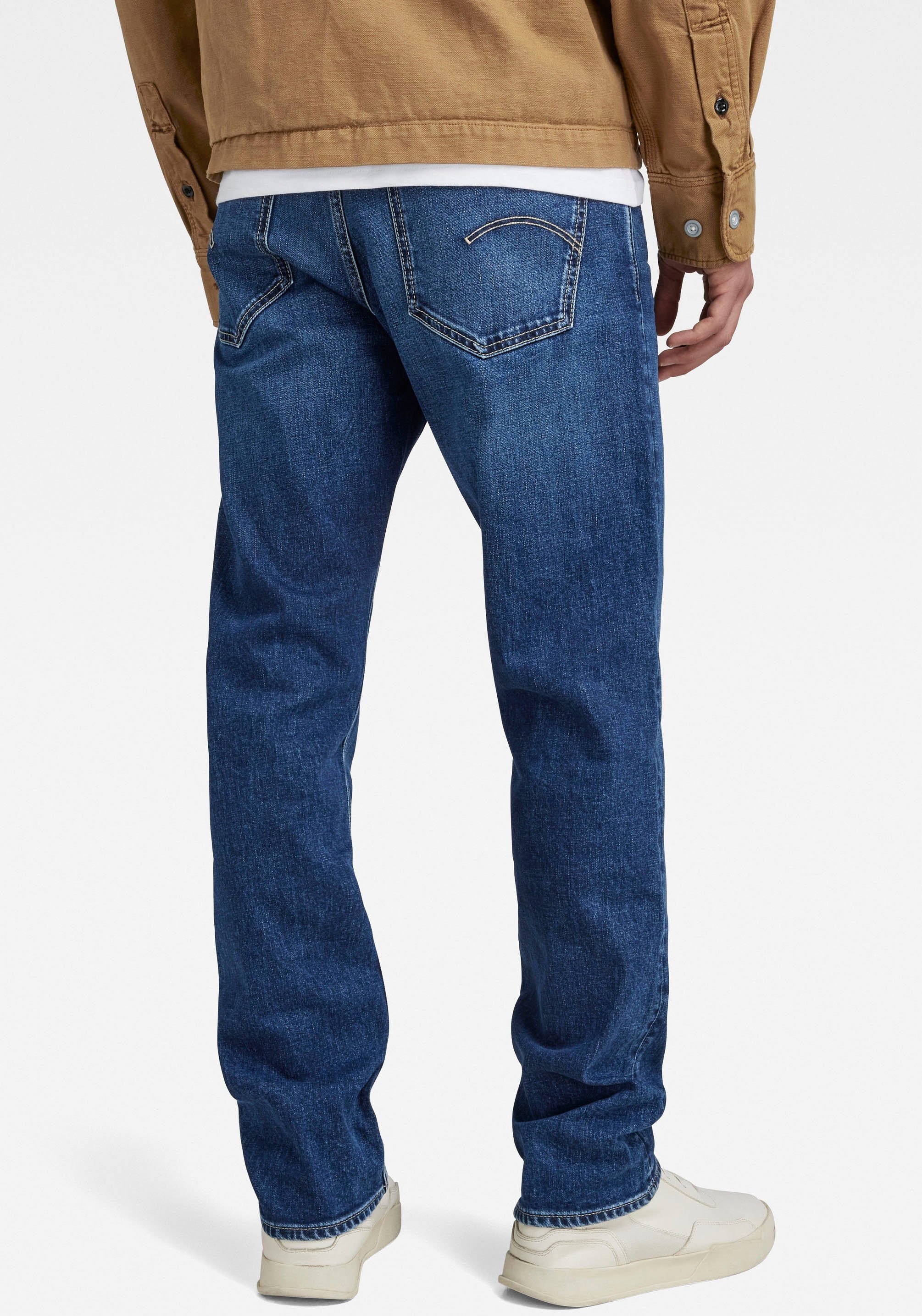 Straight hellen RAW Nähten G-Star ocean faded atlantic Mosa mit Straight-Jeans