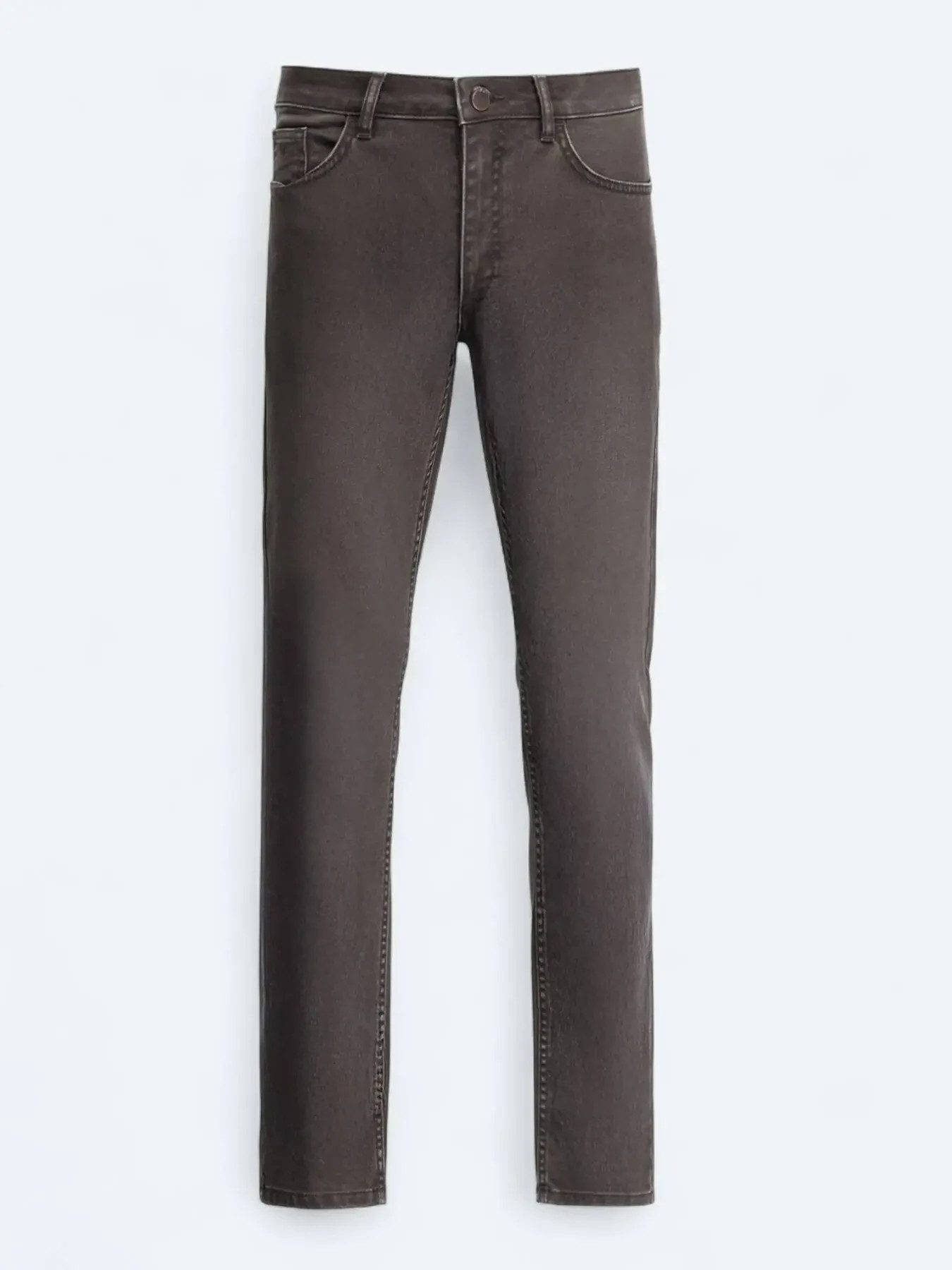 KİP Jeanslatzhose Braune Velours Slim Fit Jeans aus Baumwolle