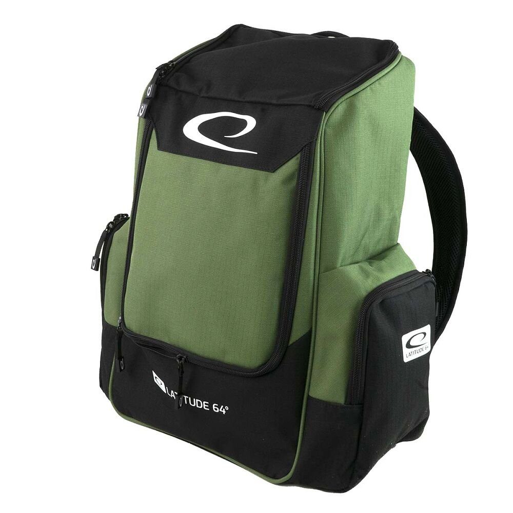 Latitude 64° Sporttasche Core Backpack, Wasserabweisendes Material Oliv-Schwarz