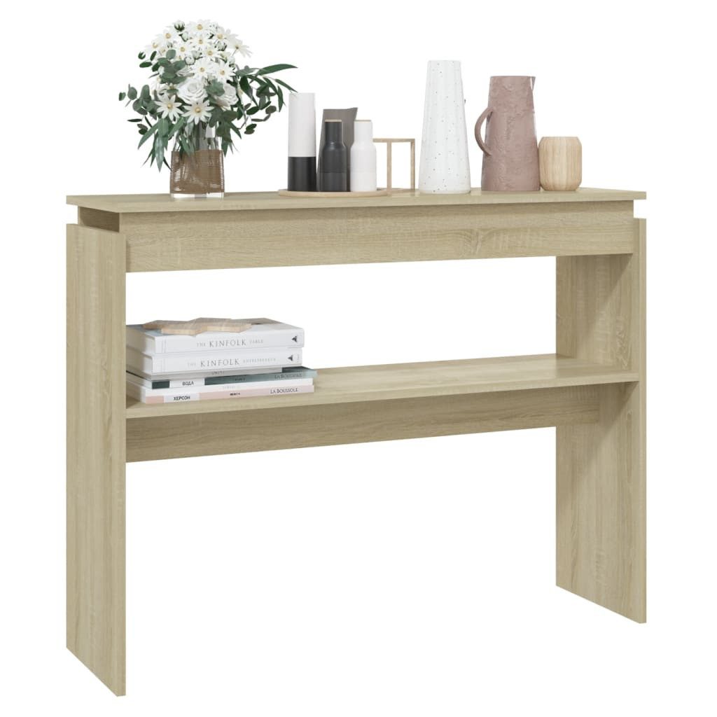 vidaXL Beistelltisch Konsolentisch Sonoma-Eiche 102x30x80 cm günstig online kaufen