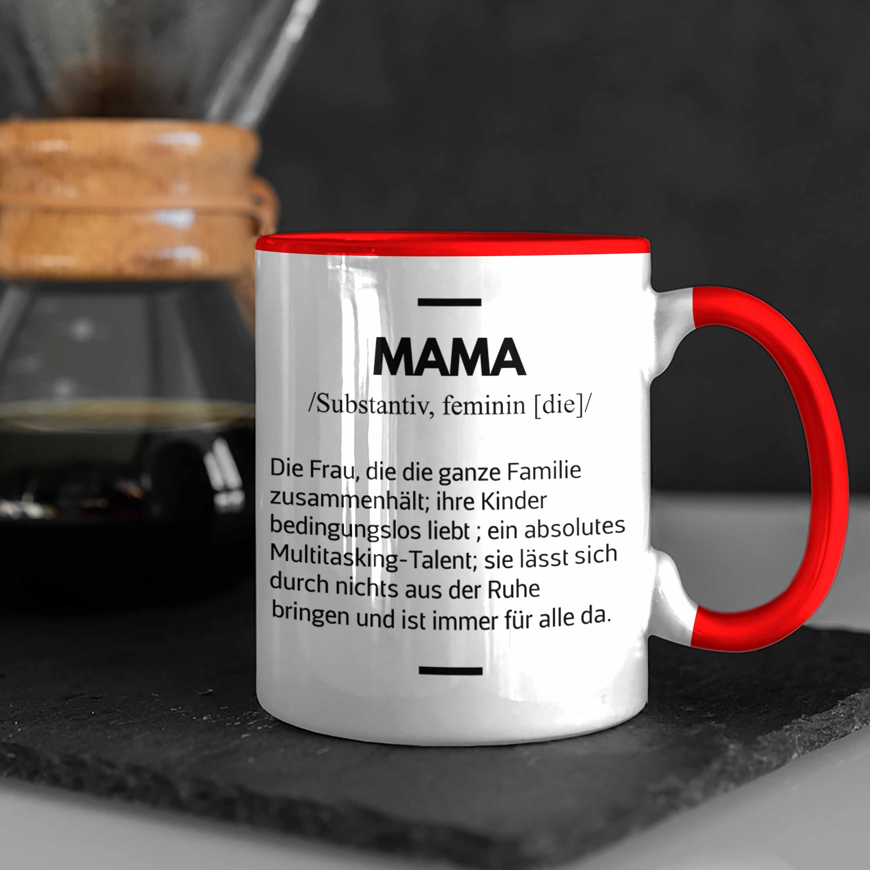 - Tasse Danke Tochter Trendation Mama Kinder Geburtstag Kaffeetasse Tasse Muttertagsgeschenk für Mutter von Rot Beste Mama Trendation Muttertag Weihnachten Sohn Geschenk