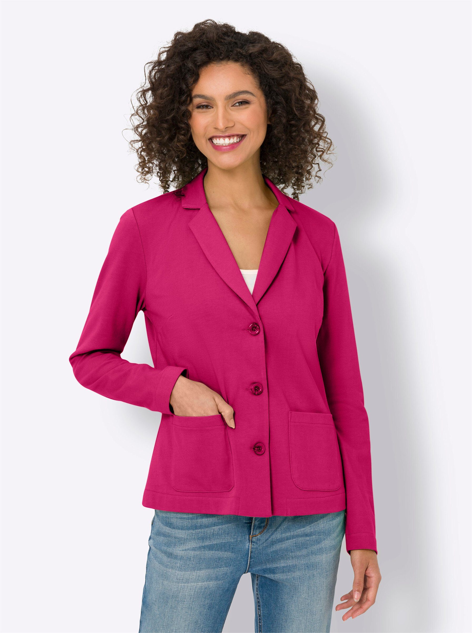 heine Blusenblazer pink